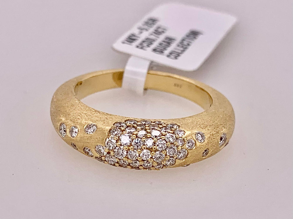 14K Diamond Dome Ring