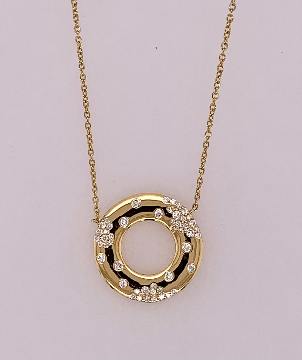 14K Diamond Pendant Necklace