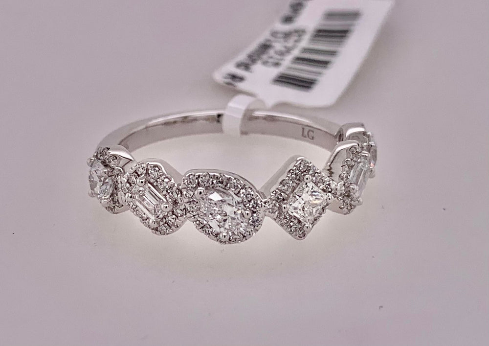 14K LAB Diamond Band Ring