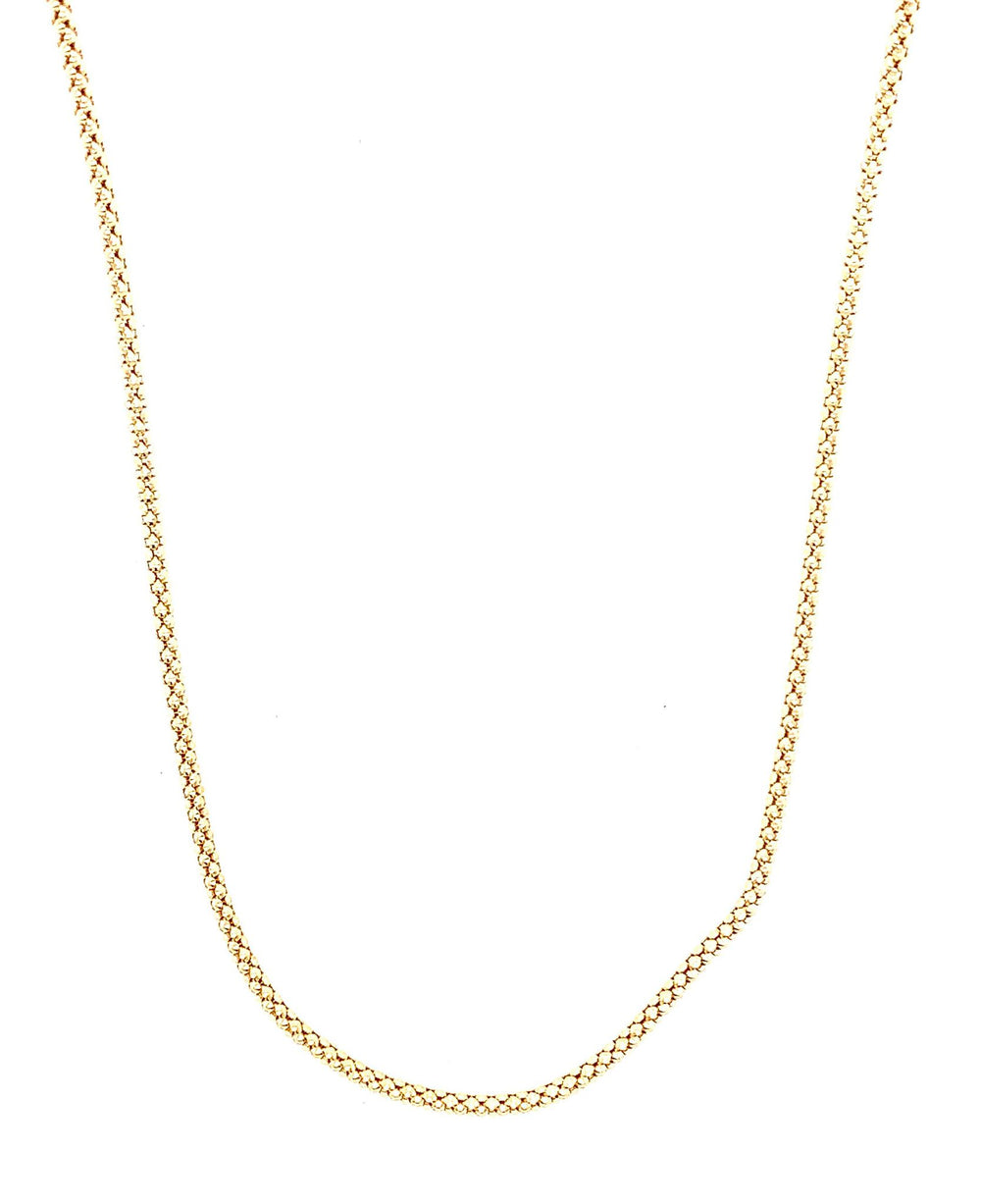 14K Popcorn Chain