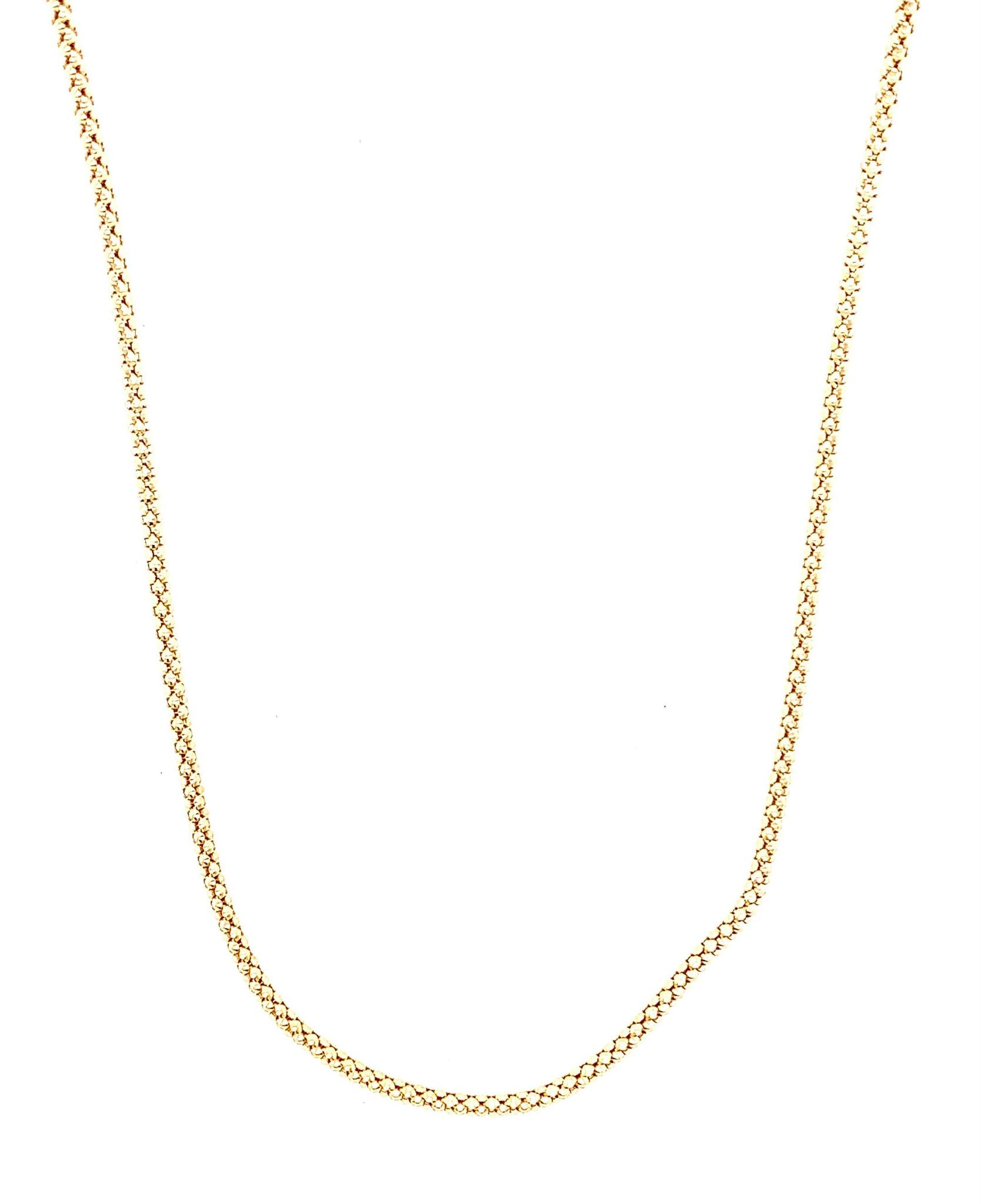 14K Popcorn Chain