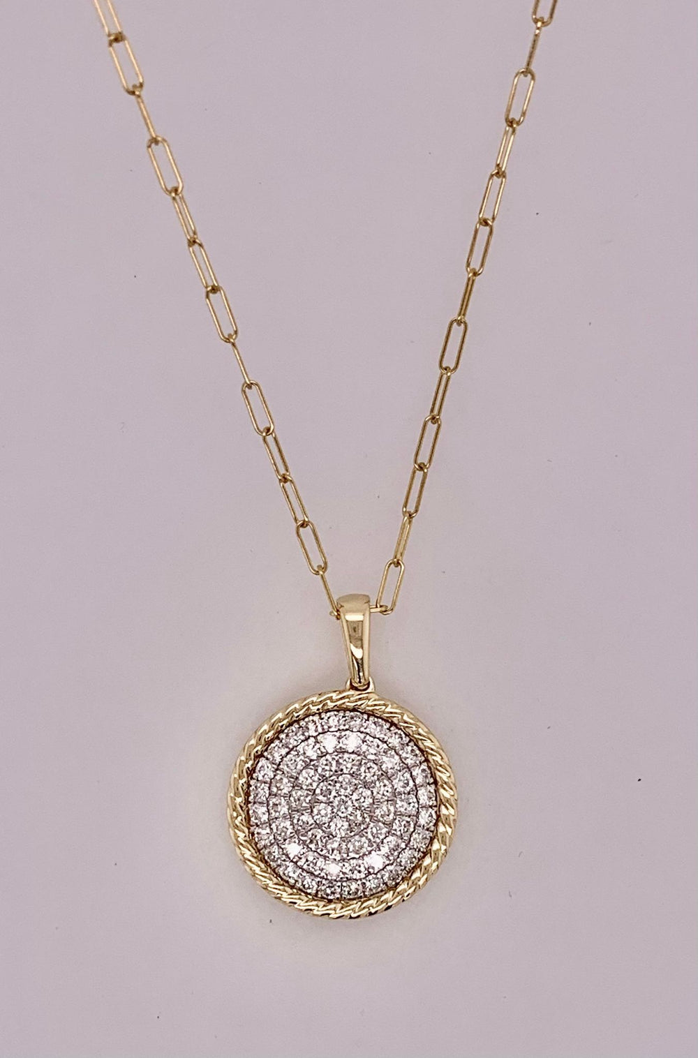 14K Diamond Pendant Necklace