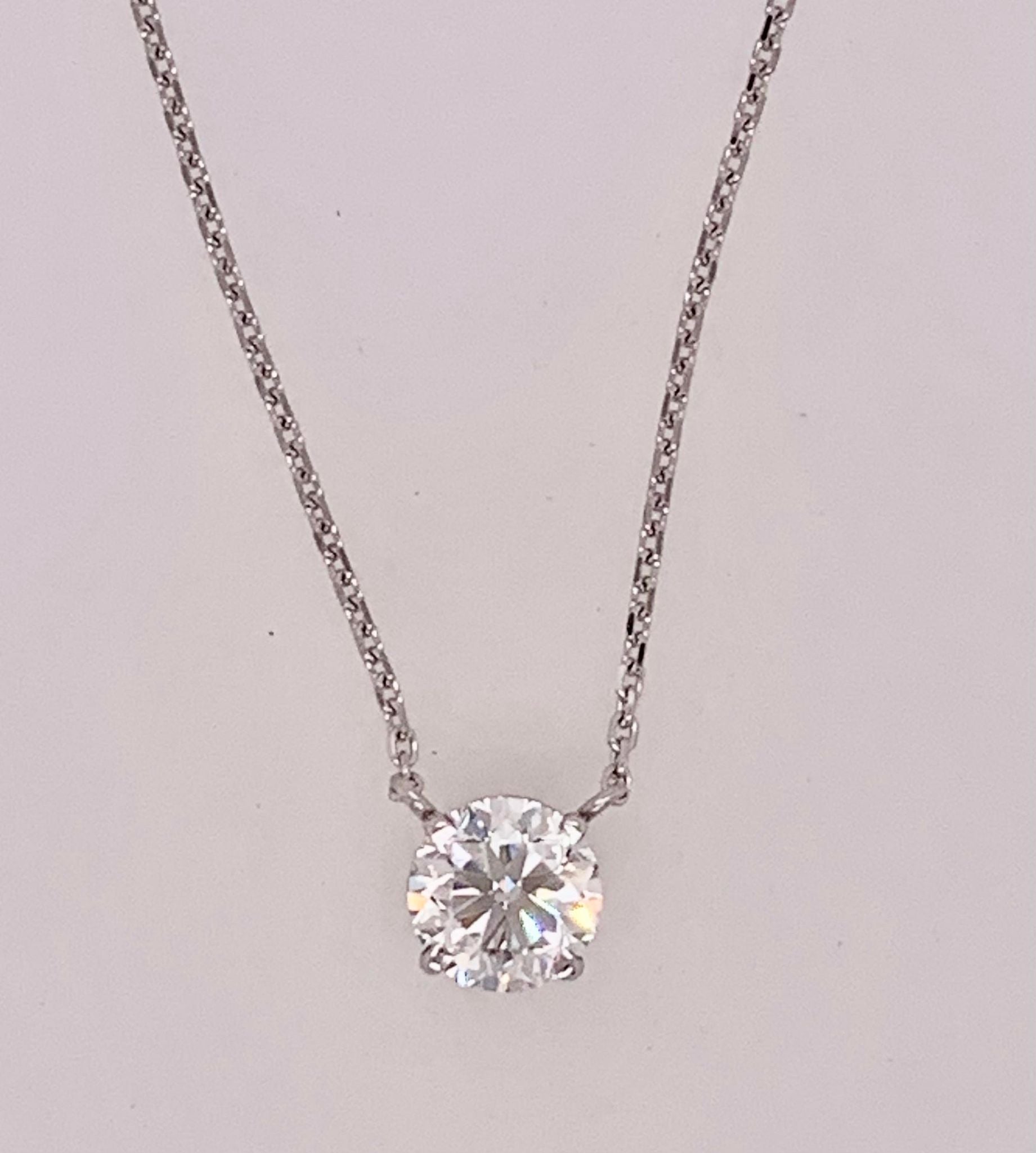 1.00 CT LAB Diamond Pendant