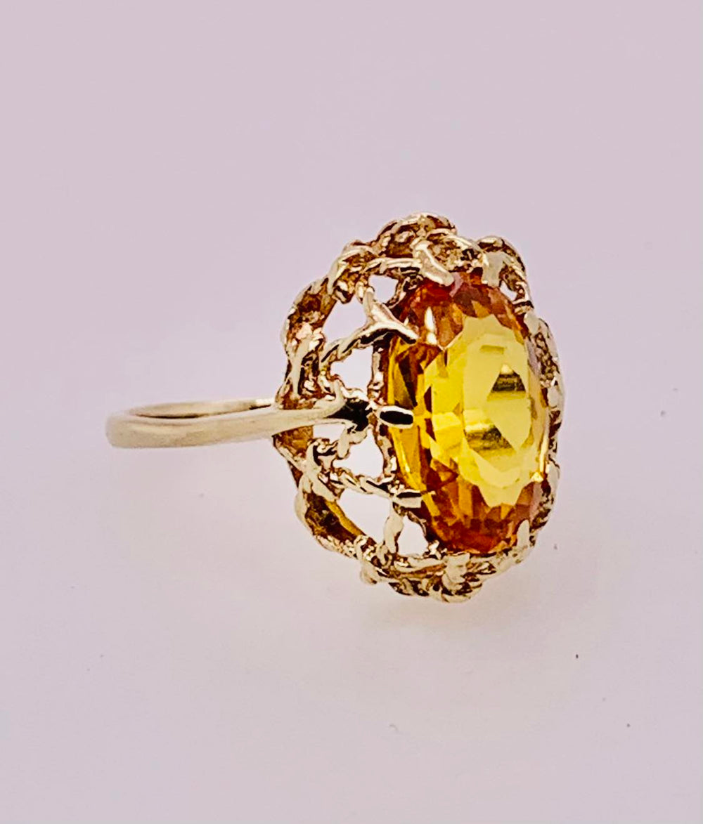 10K Estate Birthstone Ring