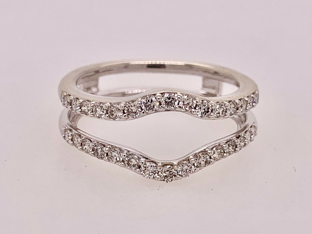 14K Diamond Ring Guard Enhancer