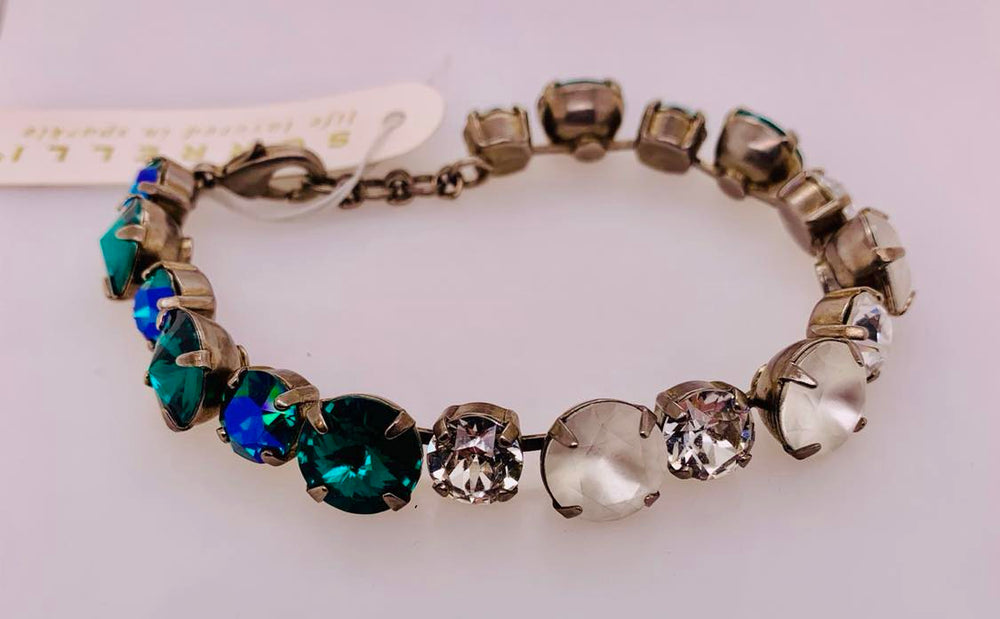 Round Cut Crystal Tennis Bracelet