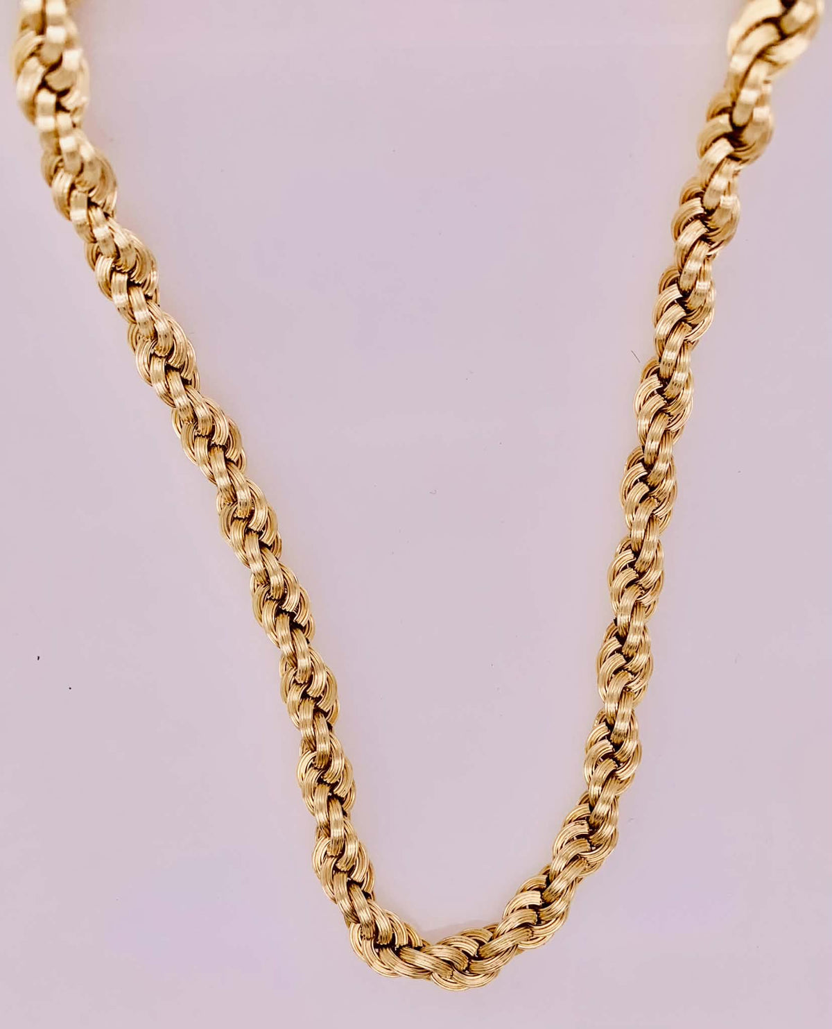 Estate Gold FIlled Rope Chain