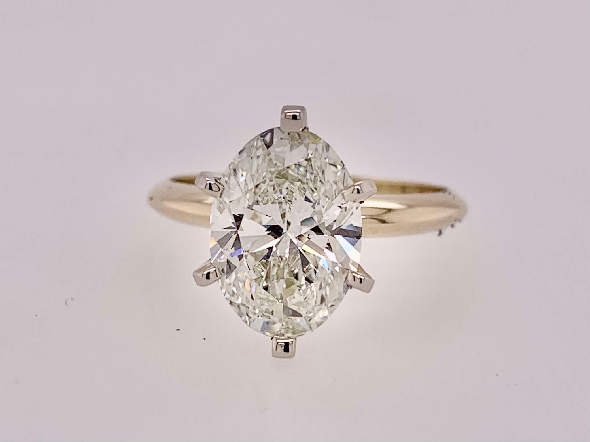 14K Lab Diamond Solitaire Ring