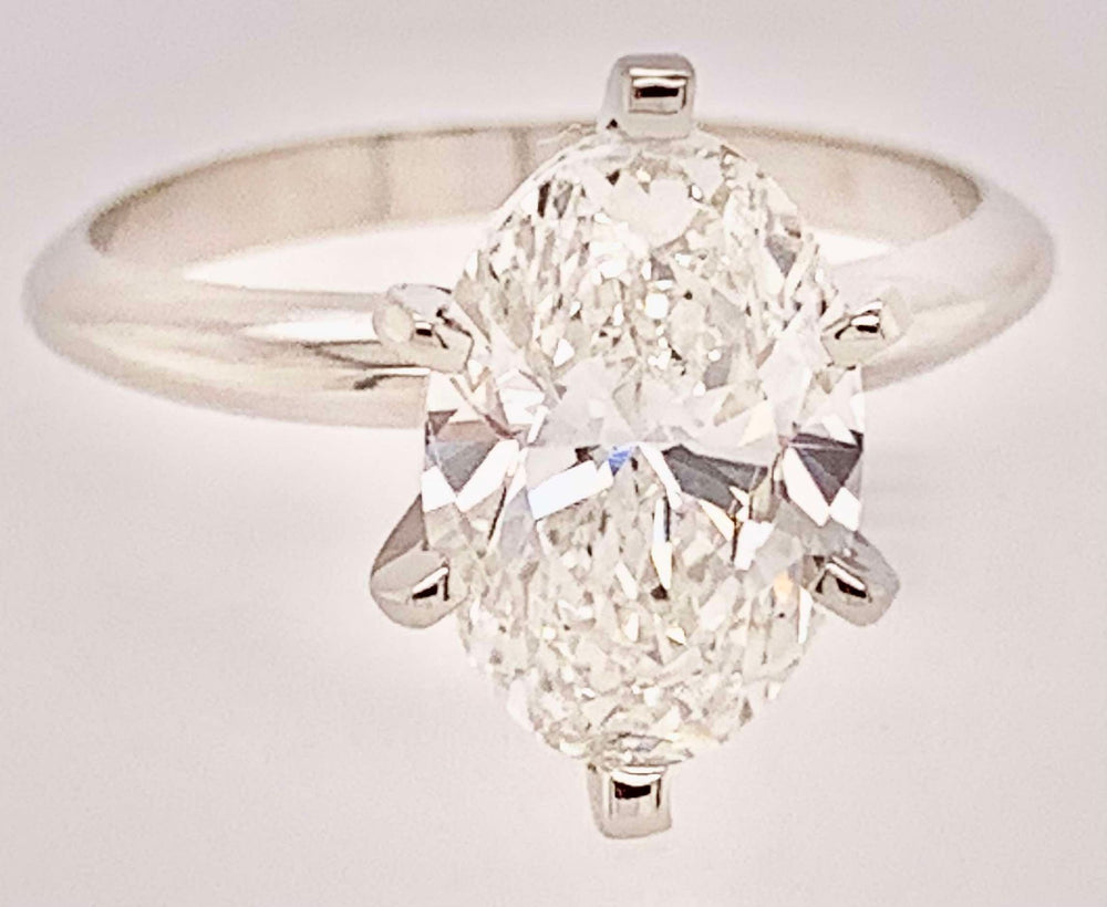 14K Lab Diamond Solitaire Ring