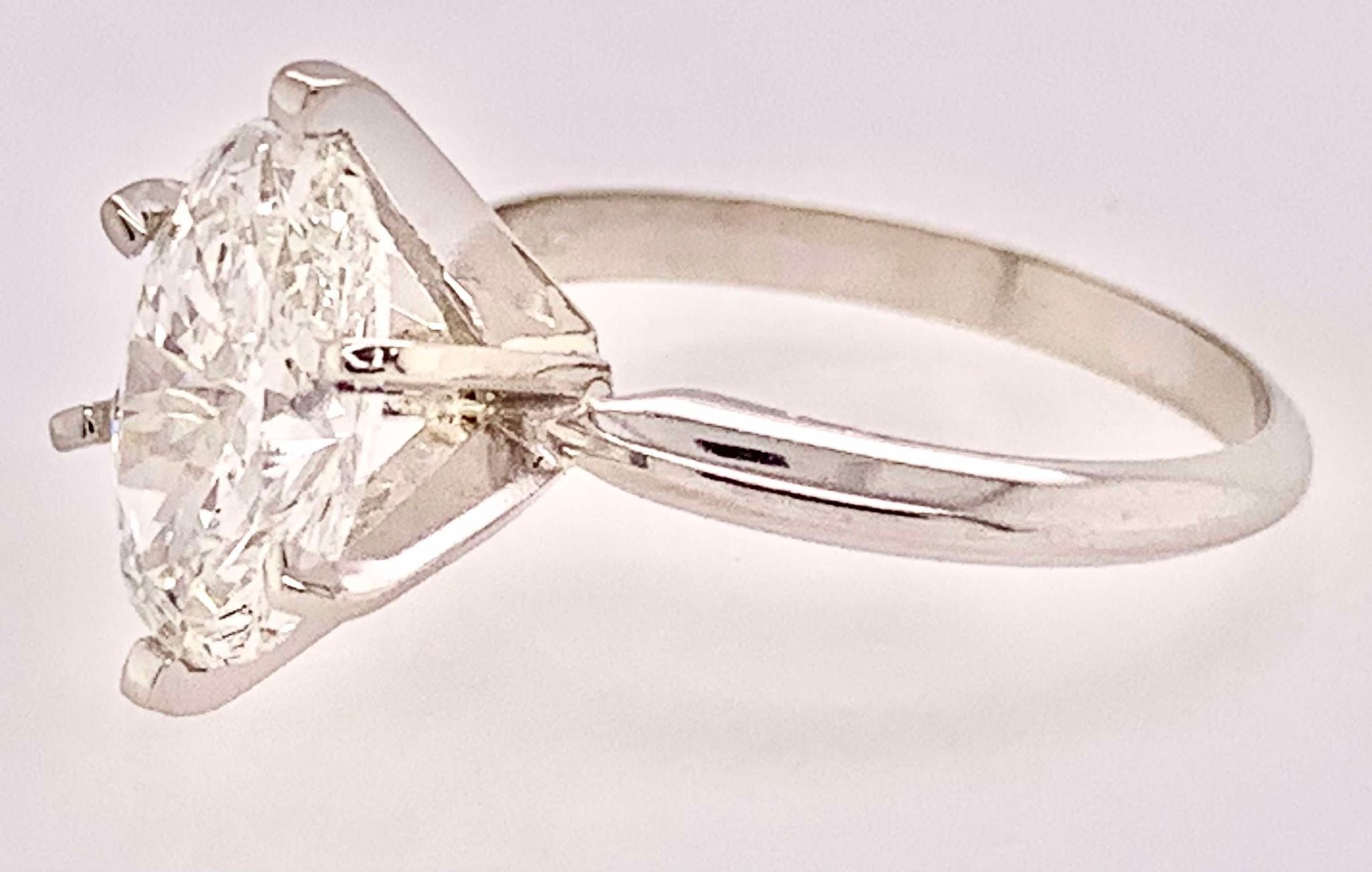 14K Lab Diamond Solitaire Ring