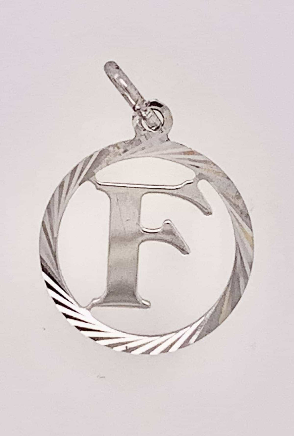 Sterling Silver "F" Initial Charm