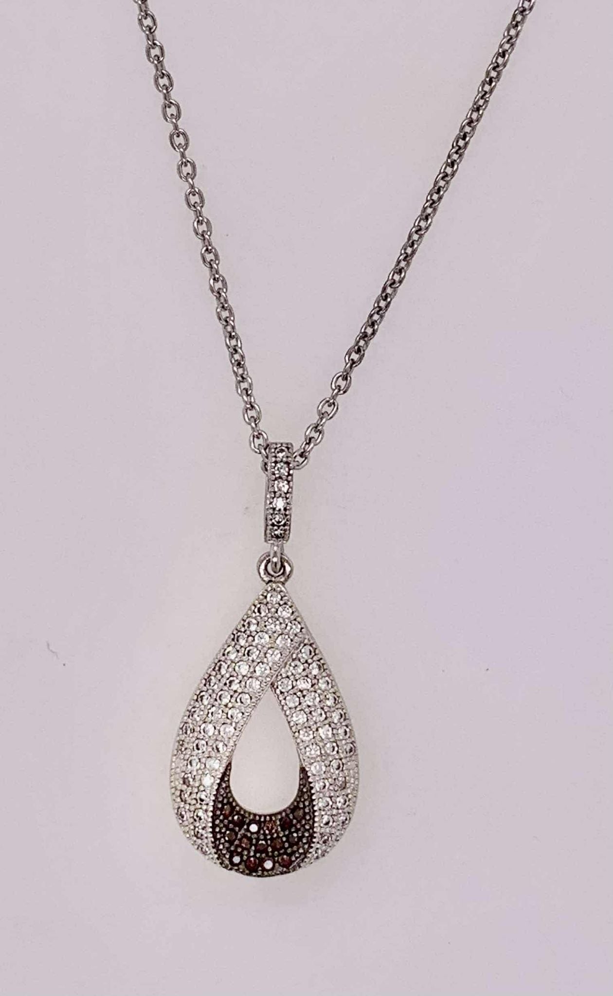 Sterling Sliver CZ Pendant