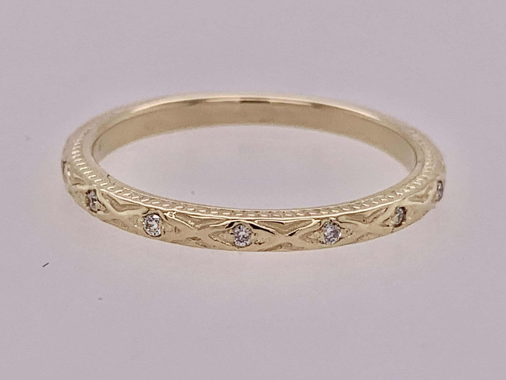 14K Antique Reproduction Band