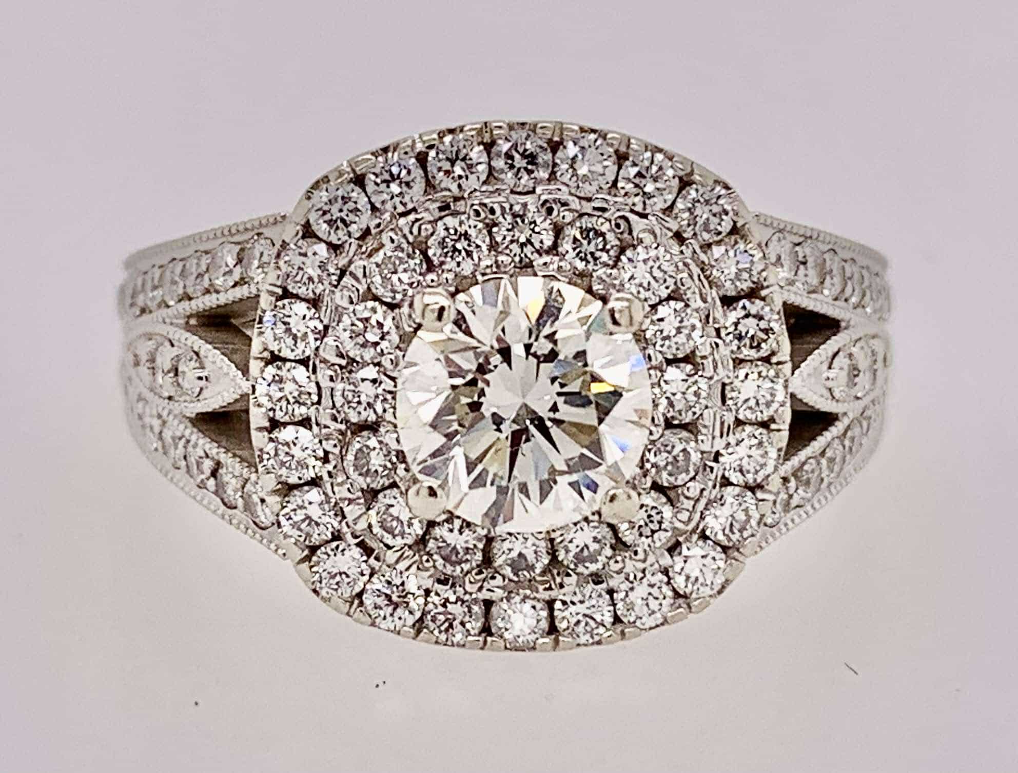 14K Estate Diamond Ring