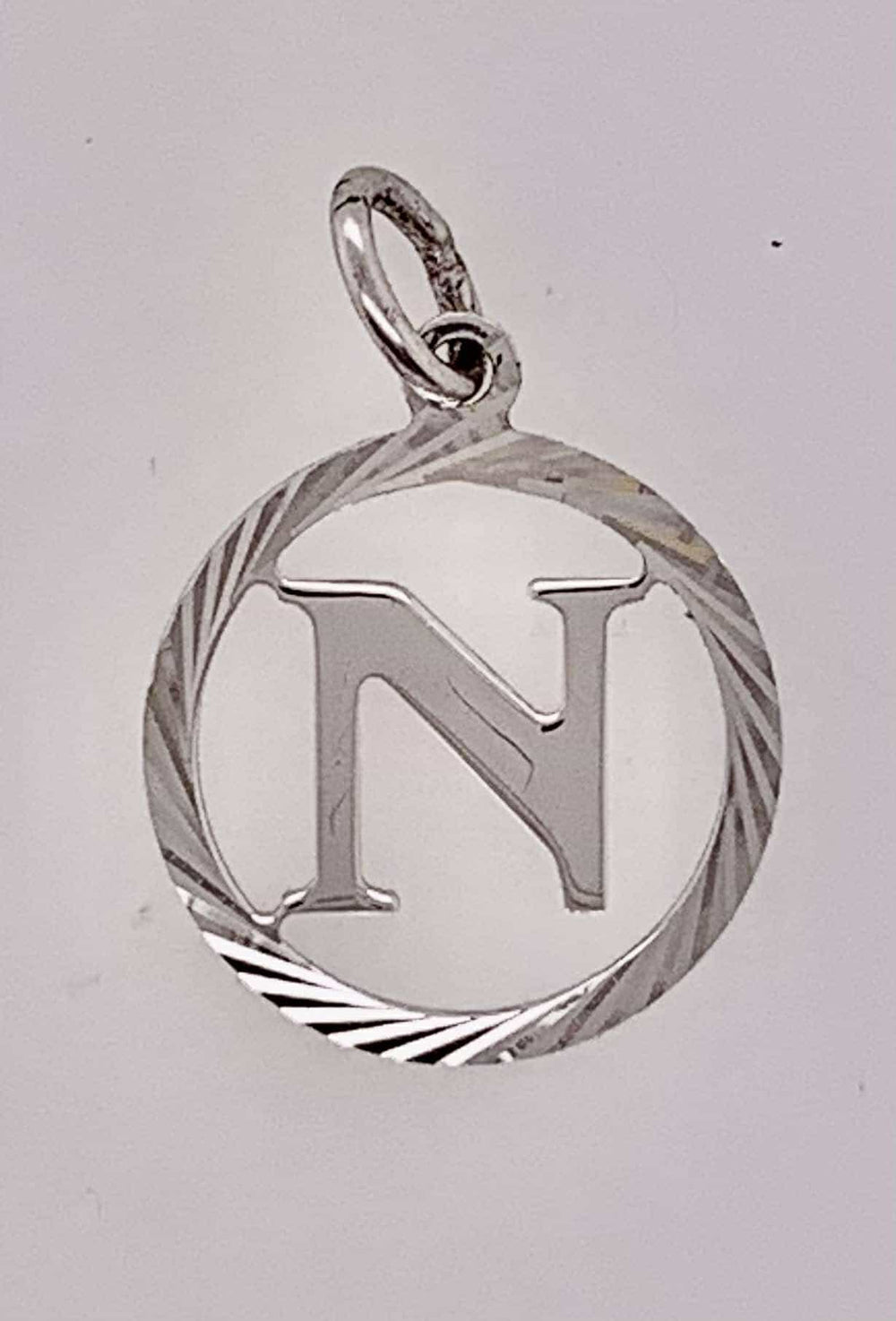 Sterling Silver "N" Initial Charm