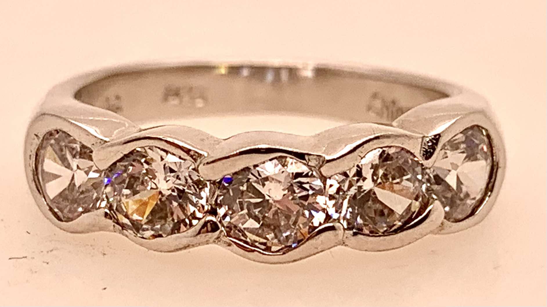 Sterling silver CZ Band