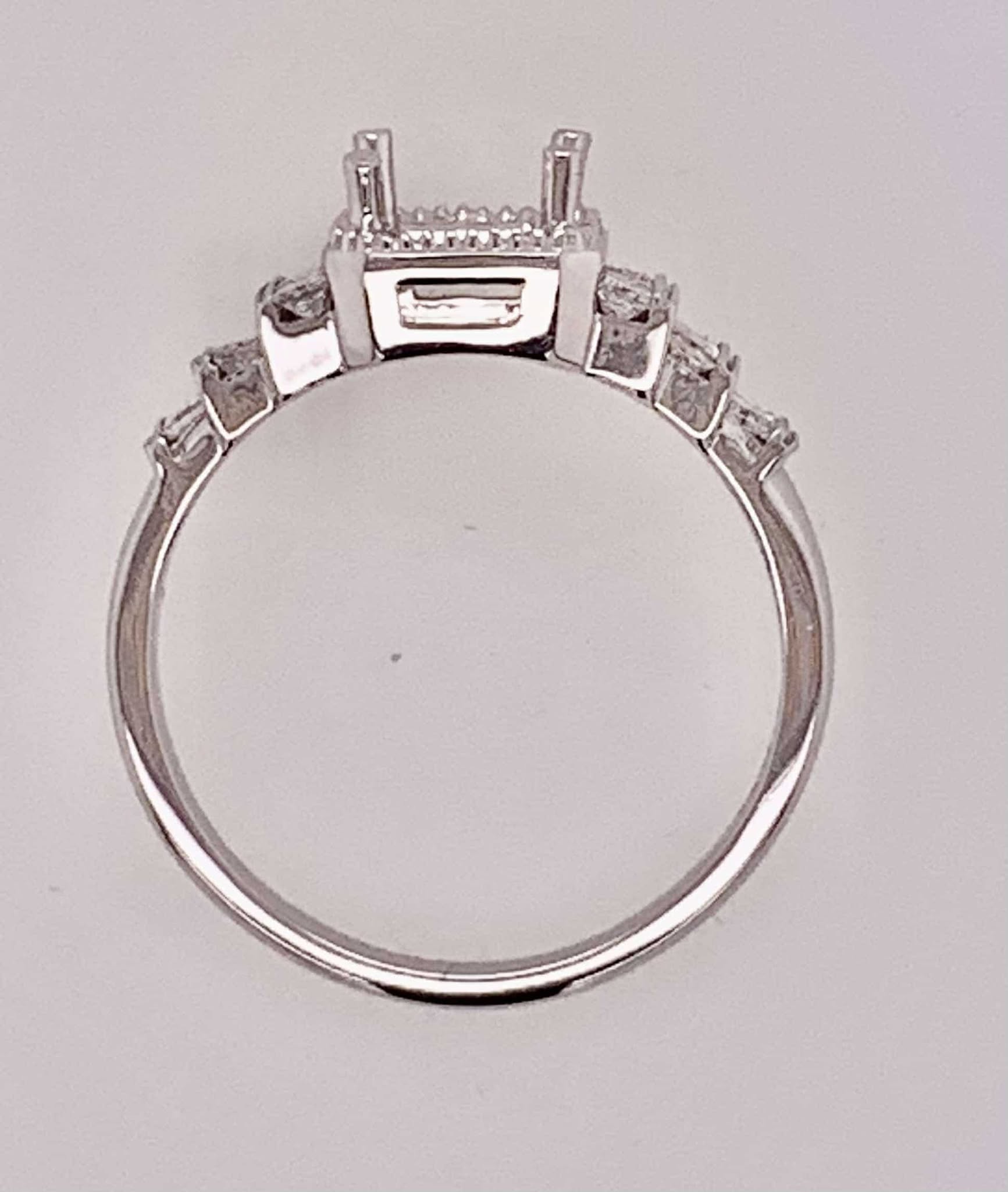 14K Diamond Semi-Mount