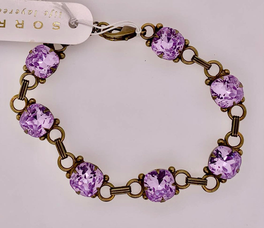 Eyelet Line Tennis Bracelet