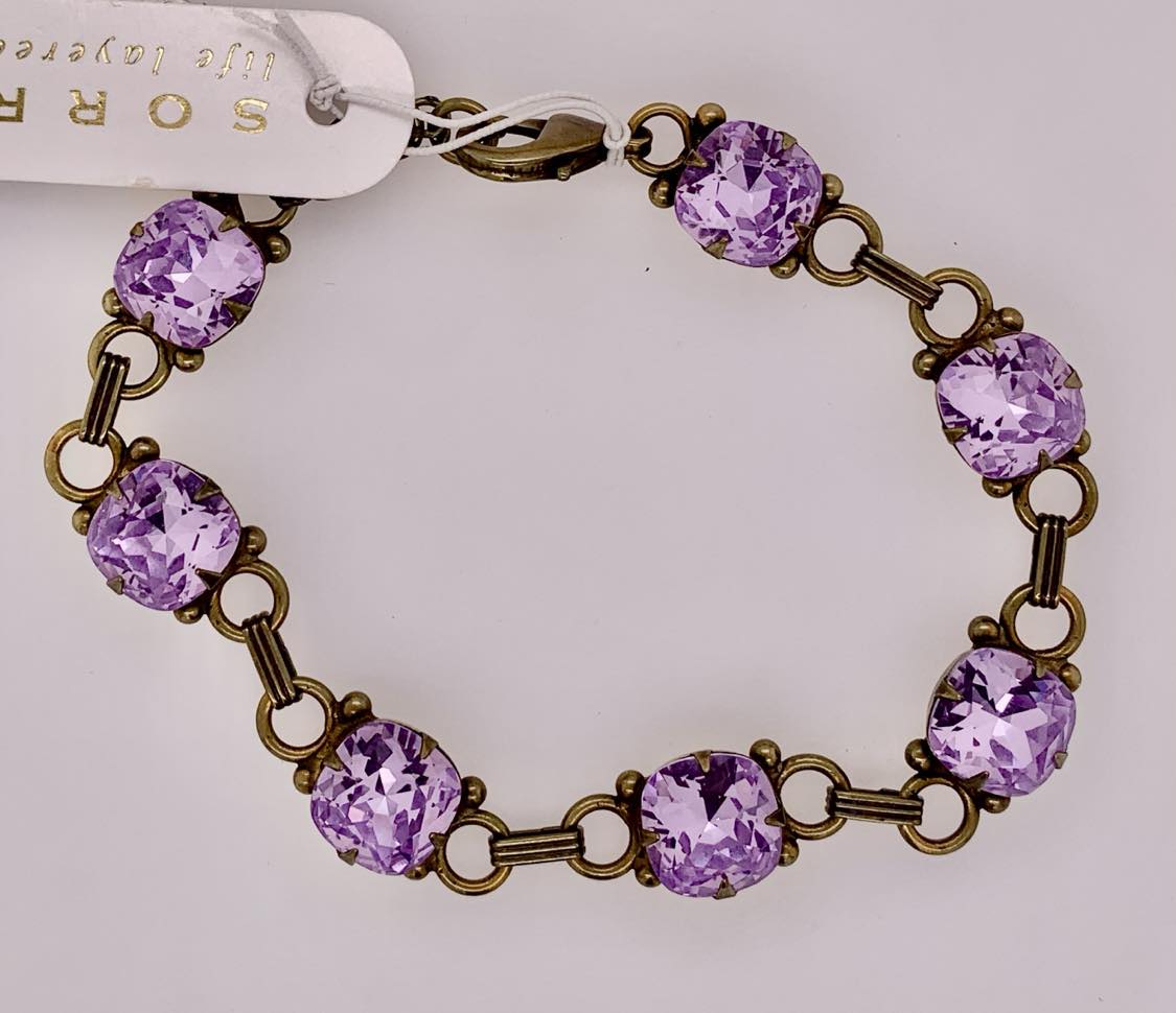 Eyelet Line Tennis Bracelet