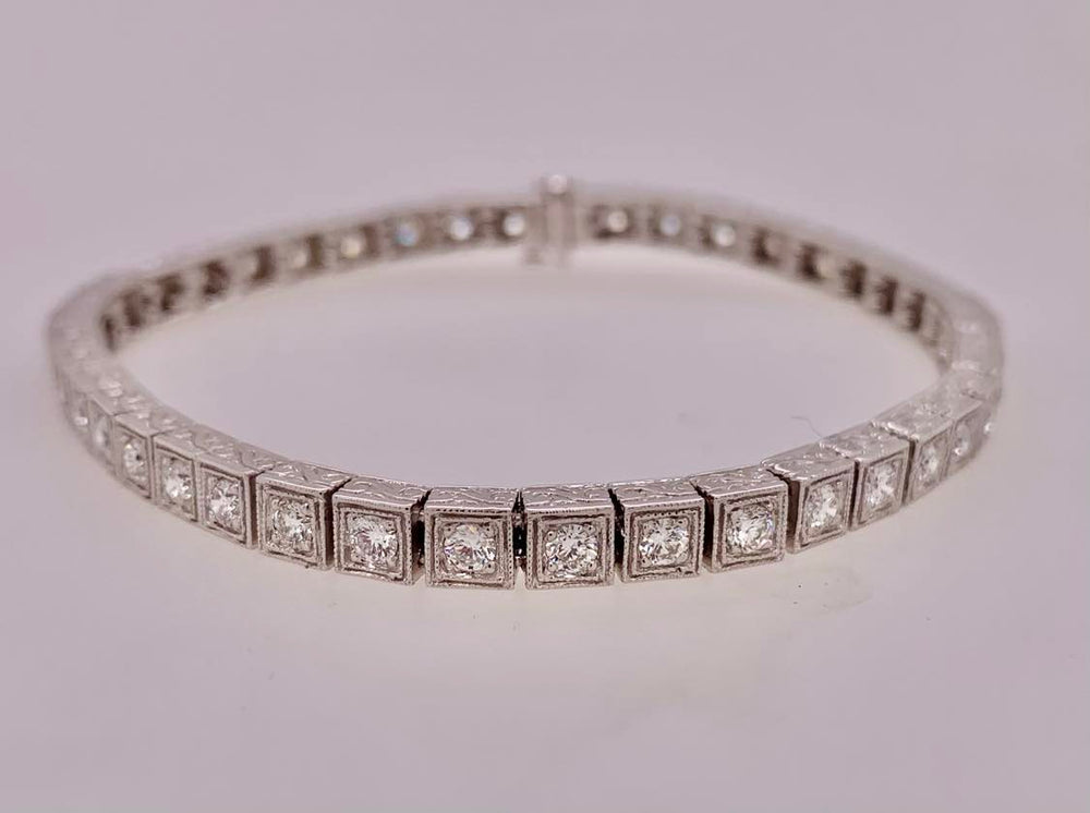 14K Diamond Bracelet