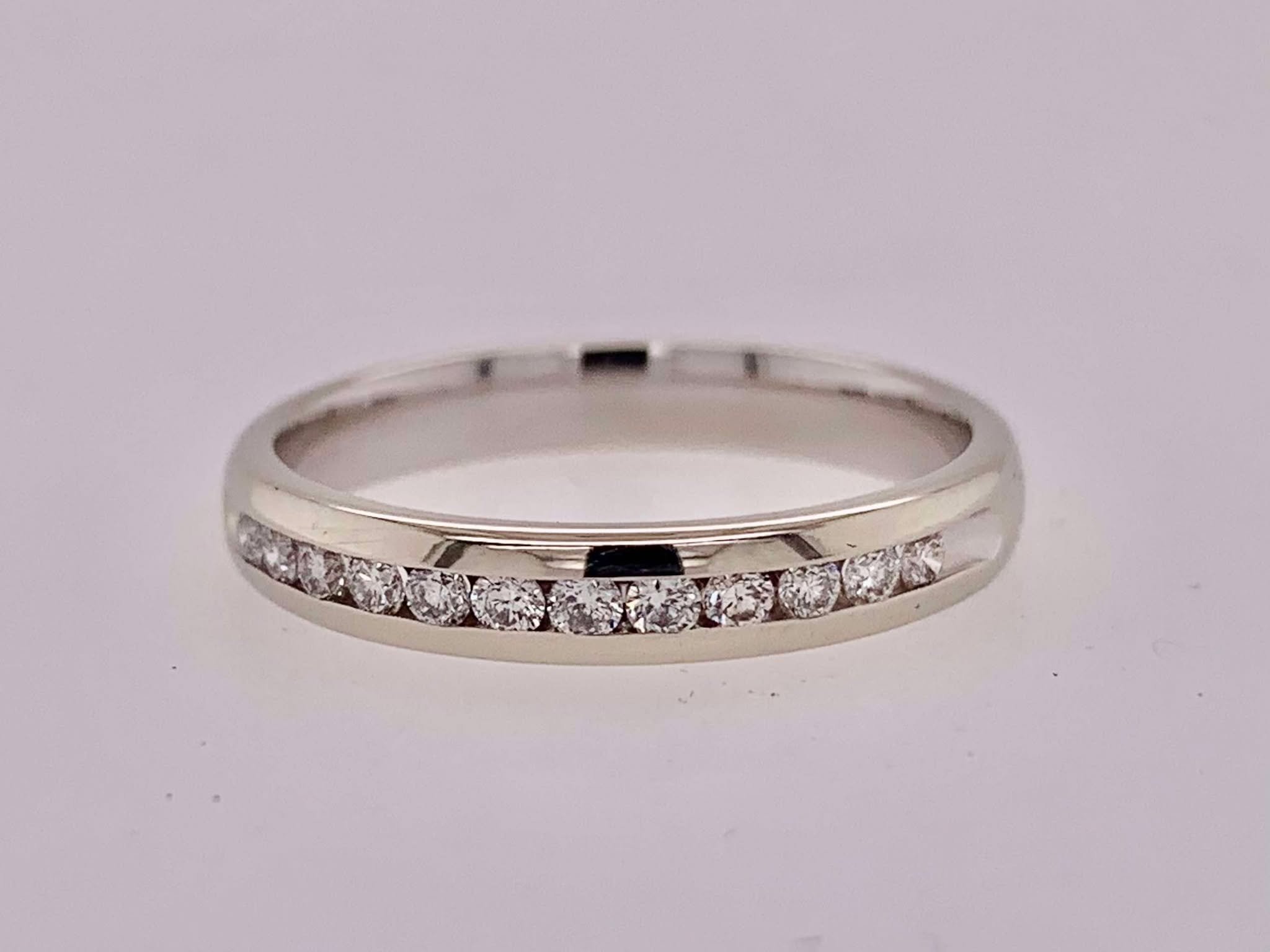 14K Diamond Anniversary Band