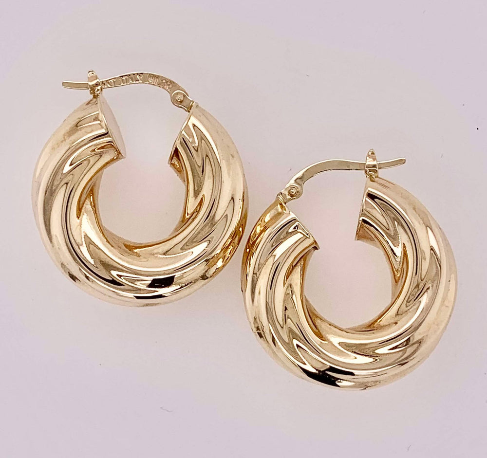 14K Hoop Earrings