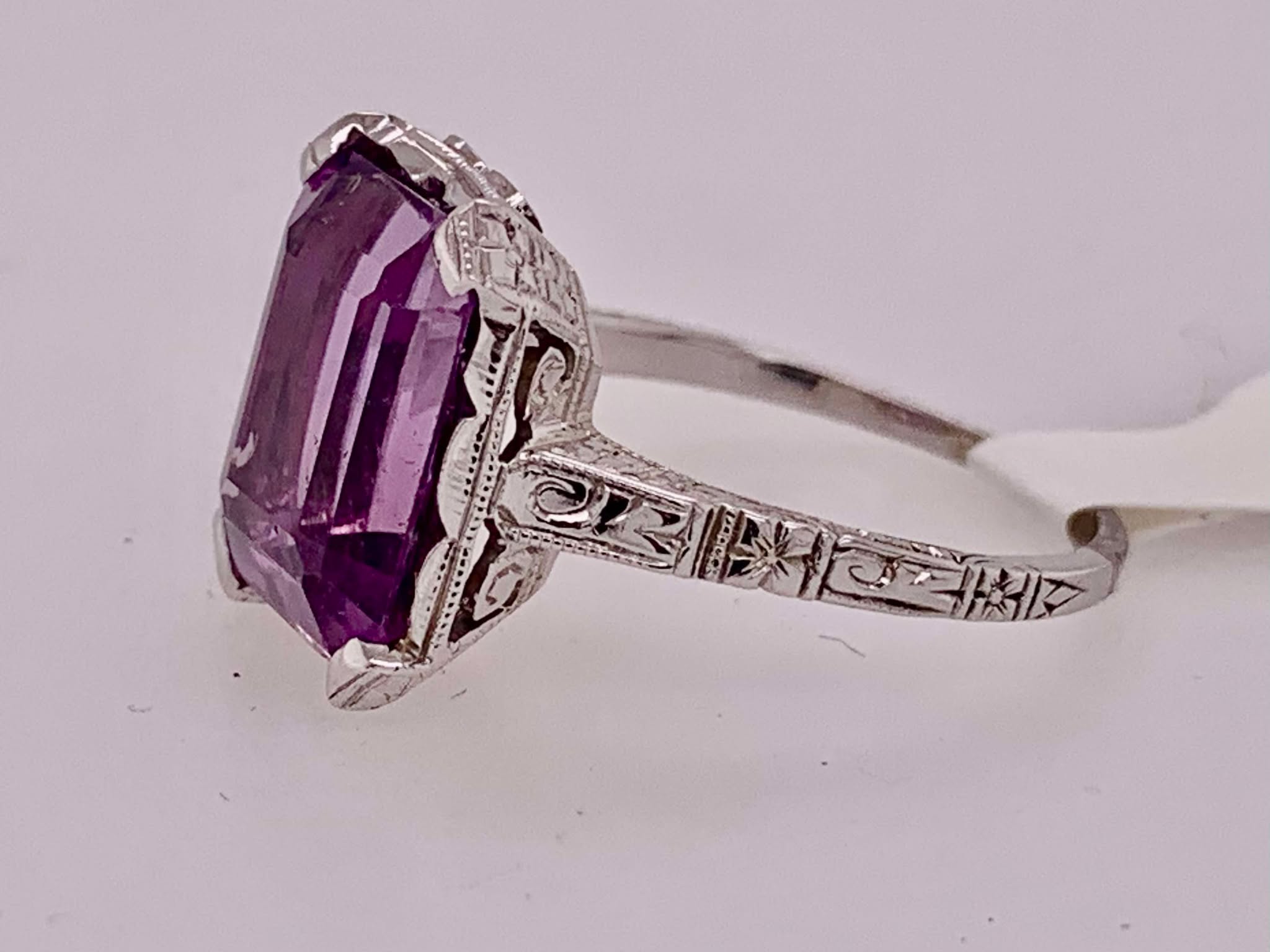 14K Estate Amethyst Ring