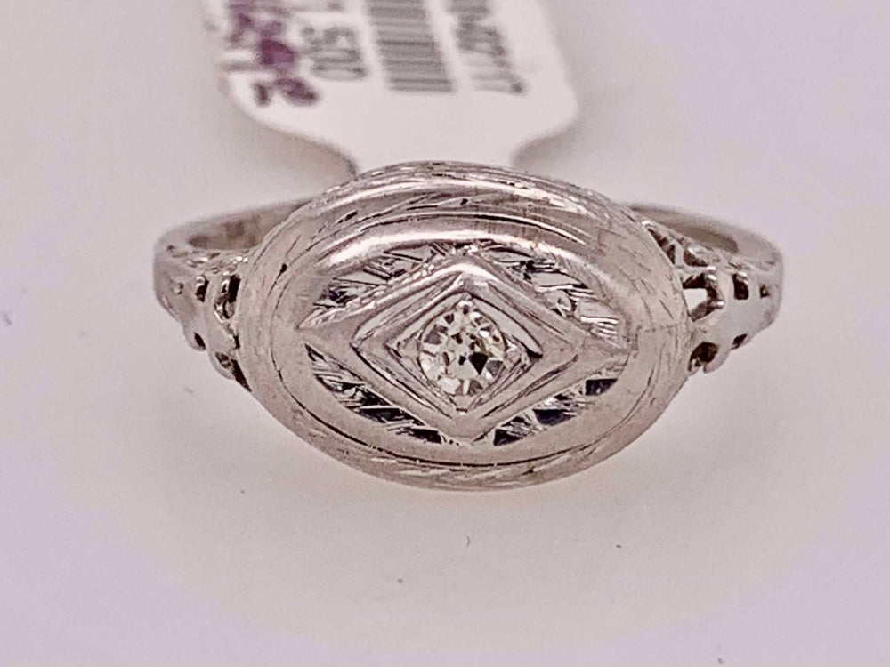 14K Estate Diamond Dinner Ring