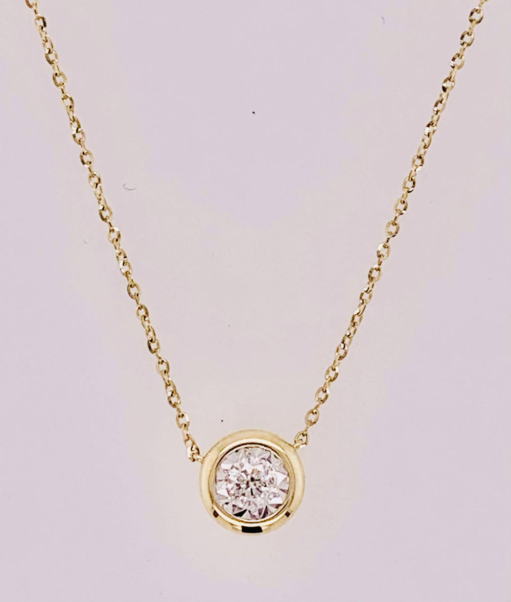 14K Diamond Necklace