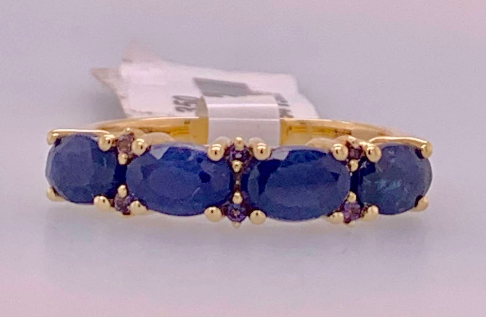 14K Sapphire Band Ring