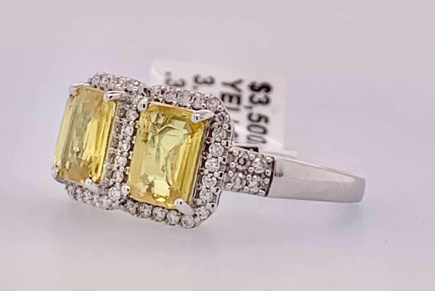 14K Sapphire & Diamond Ring