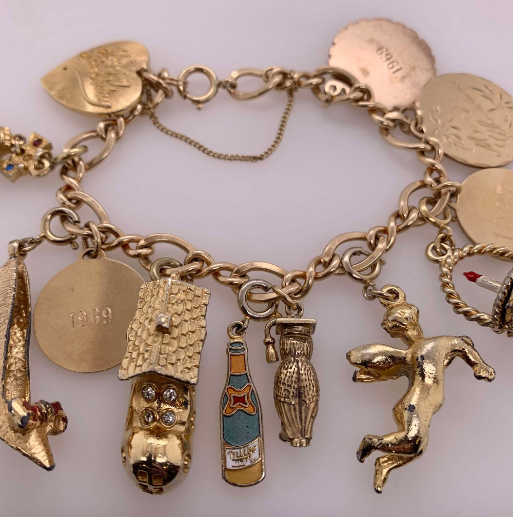 Vintage Estate Charm Bracelet