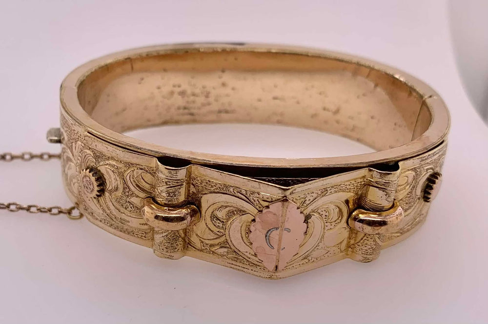 Vintage Estate Gold Filled Bangle