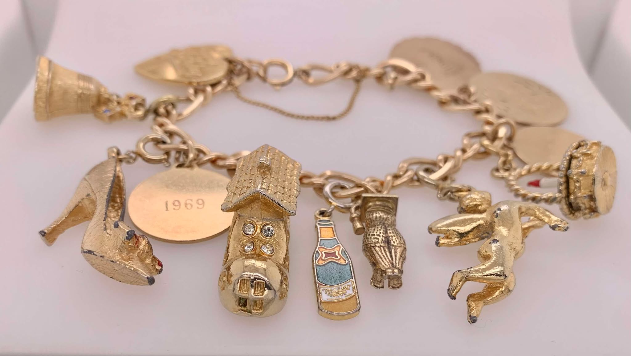 Vintage Estate Charm Bracelet