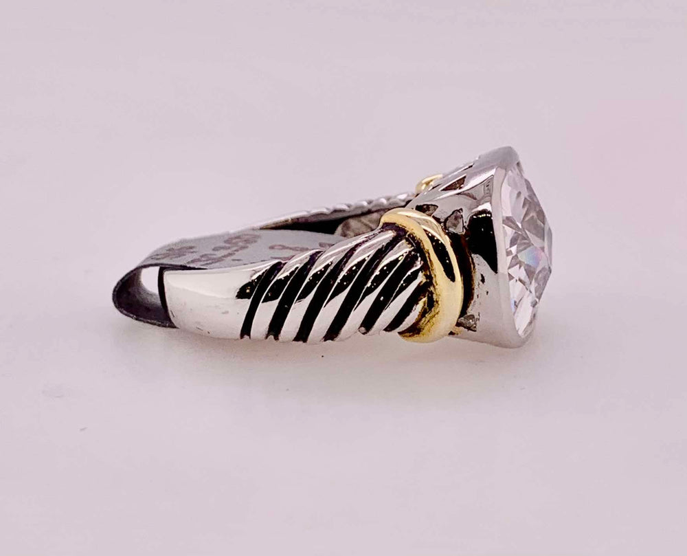 Sterling Silver Cubic Zirconia Ring