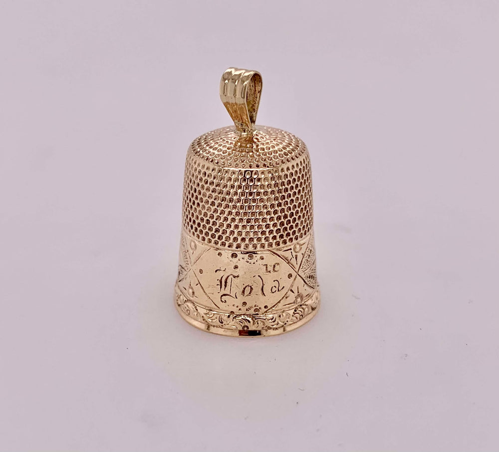 Estate Thimble Pendant
