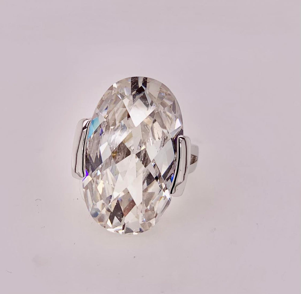 Sterling Silver Cubic Zirconia Ring