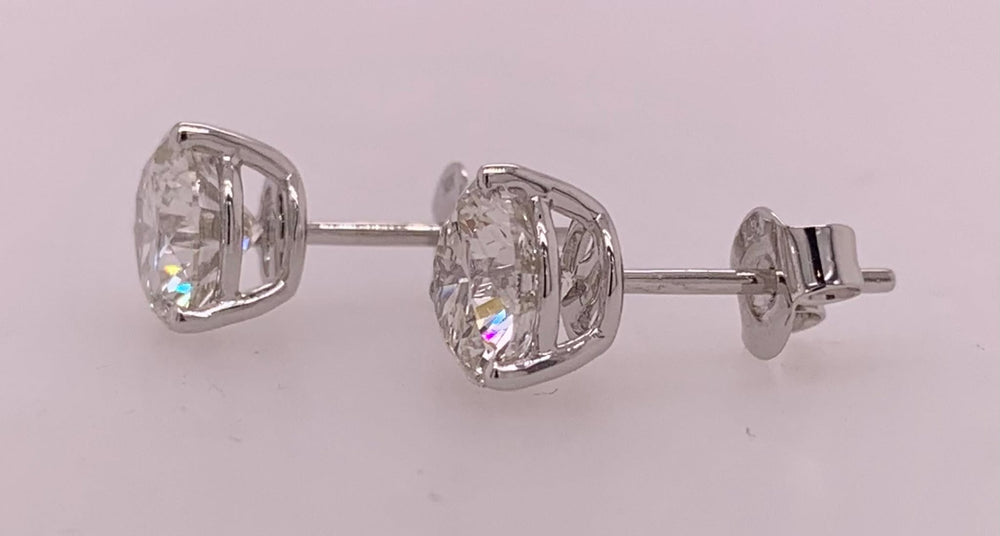 14K Gold LAB Diamond Earrings