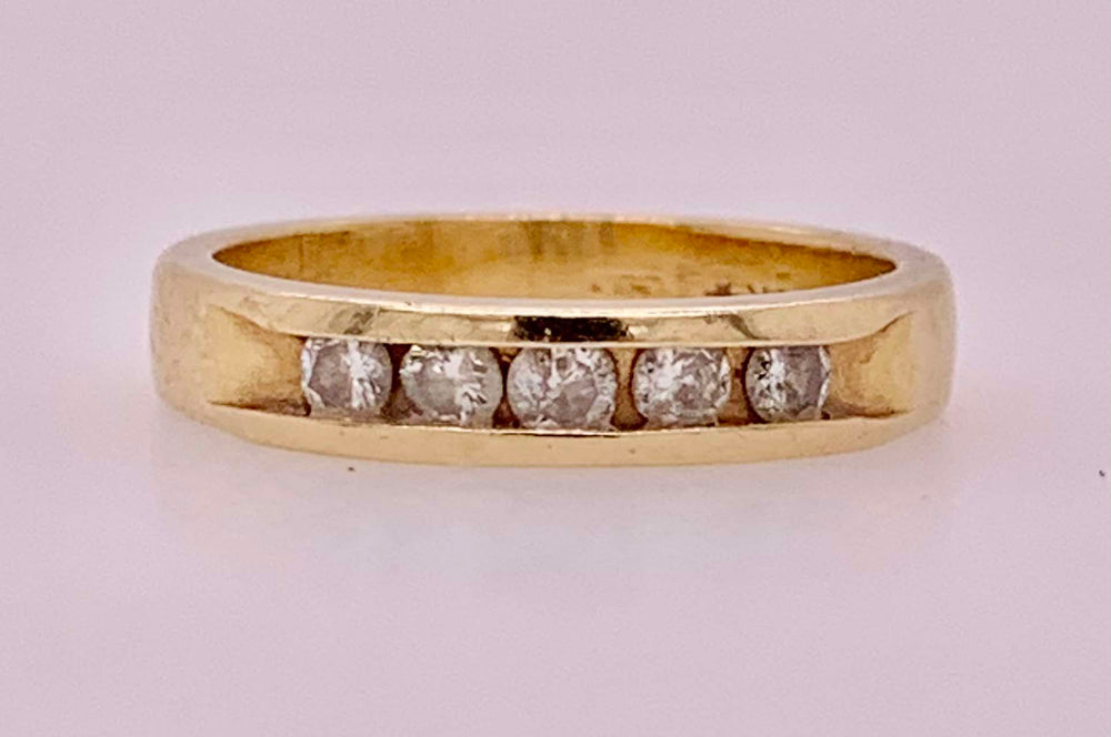 Estate Channel Set Diamond Ring