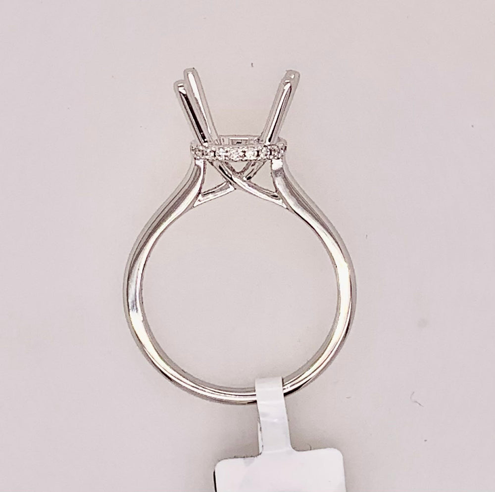 14K Diamond Semi Mount