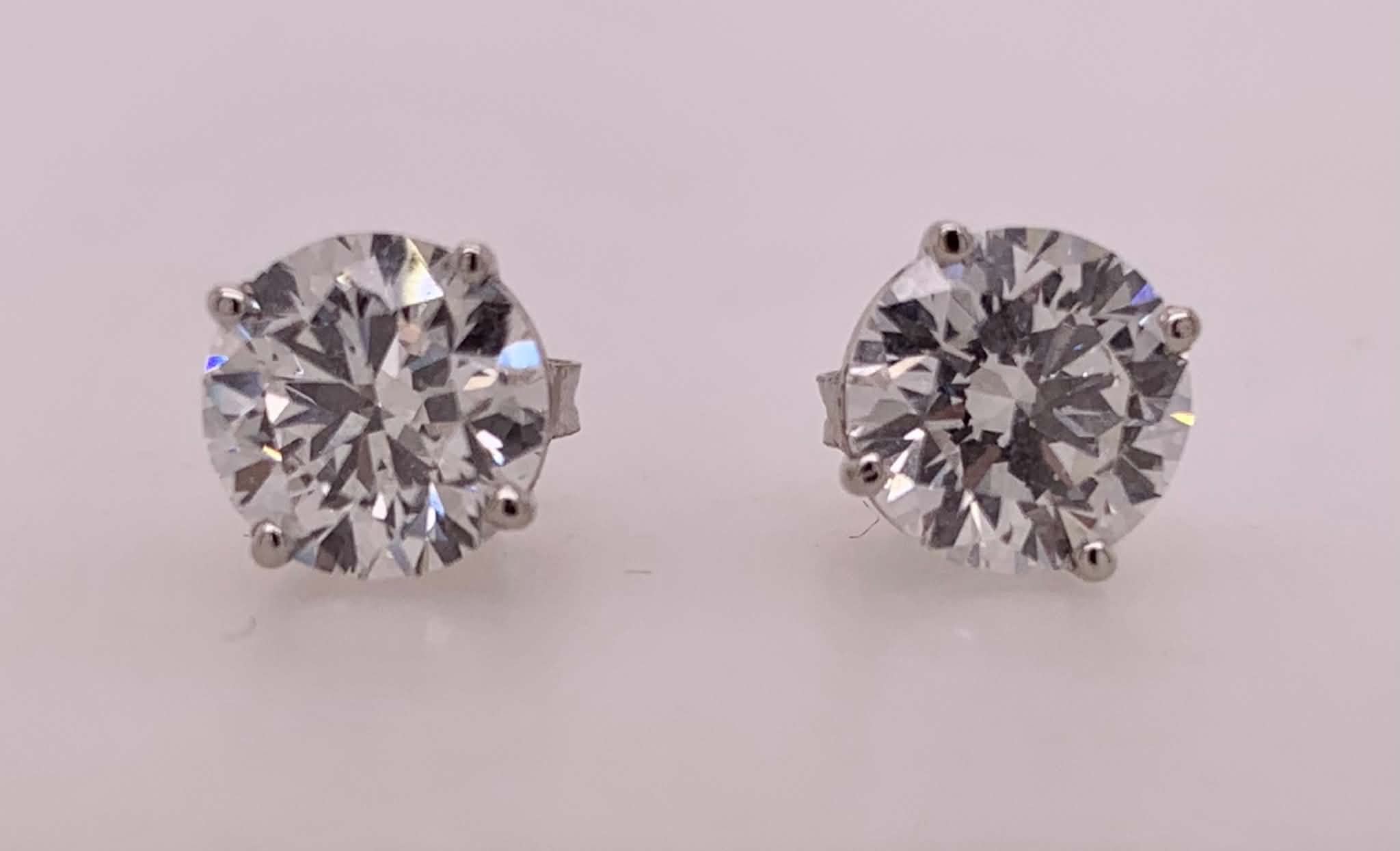 3.00CT.TW. LAB Diamond Stud Earrings