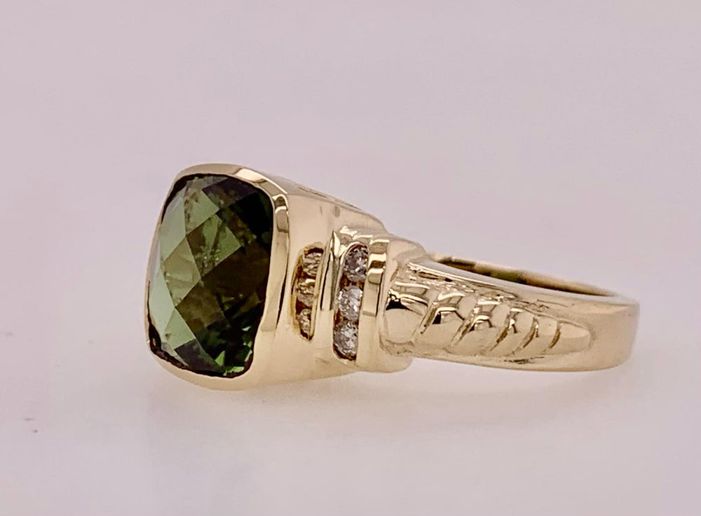 14K Estate Tourmaline Ring