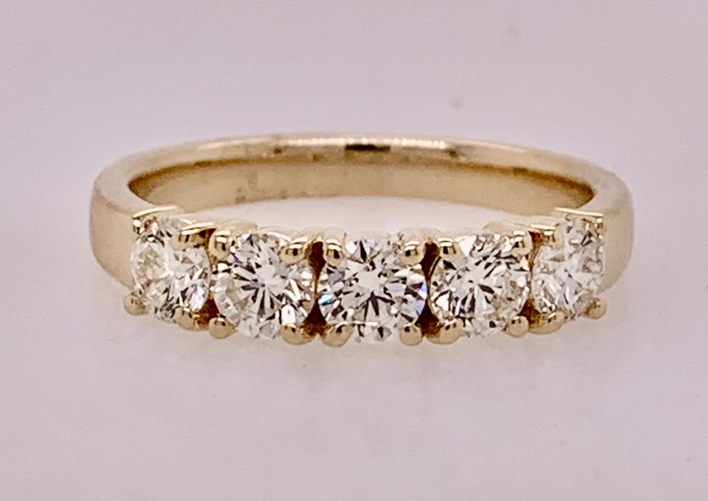 14K Diamond Band Ring