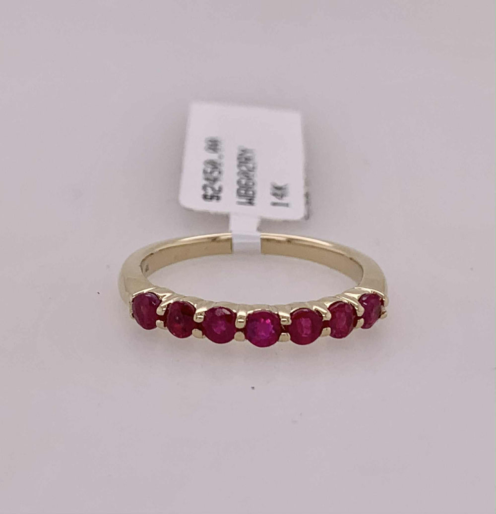 14K Ruby Band