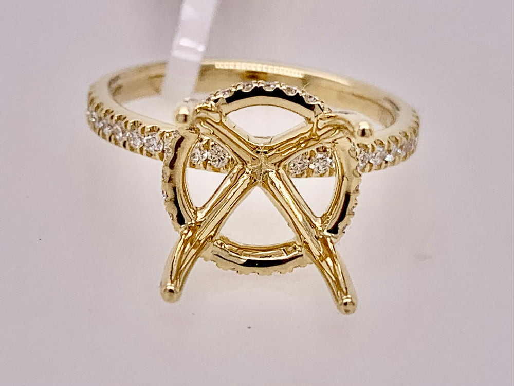 18K Diamond Semi-Mount