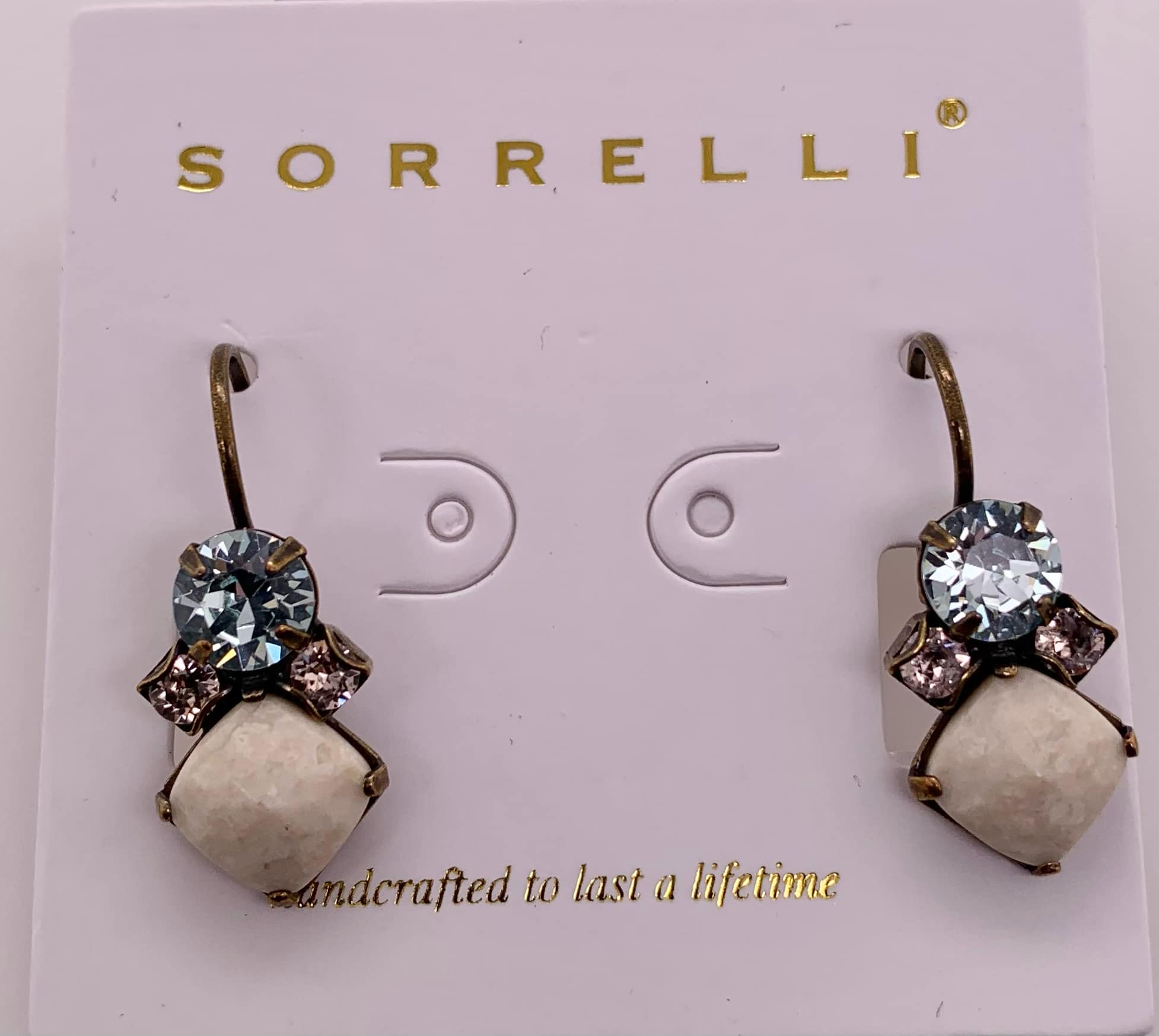 Gingham French Wire Earring