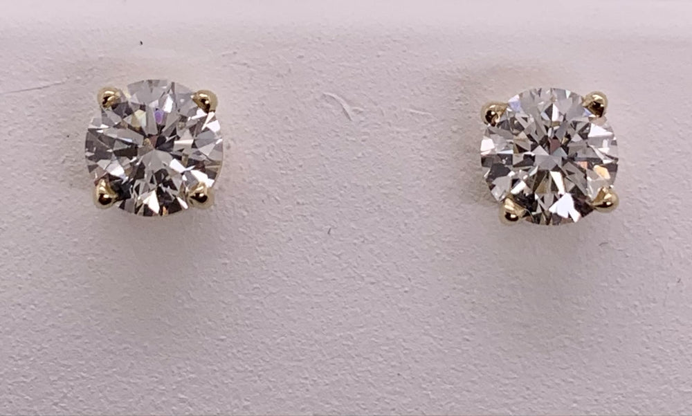1.00CT.TW. LAB Diamond Stud Earrings
