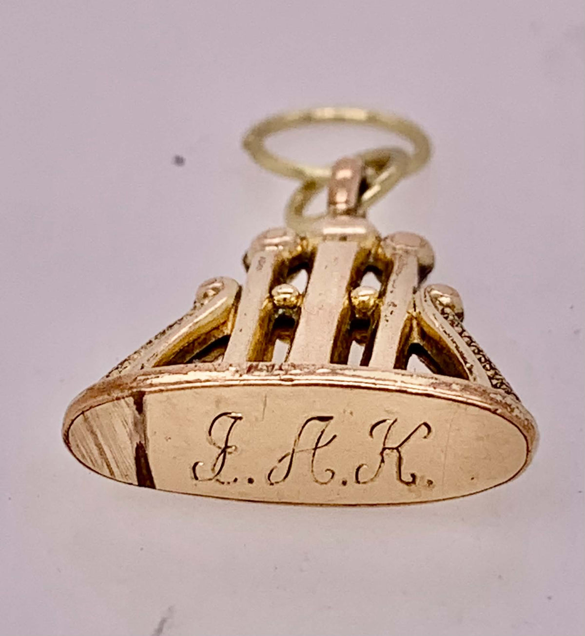 Estate Pocket Watch Fob Pendant