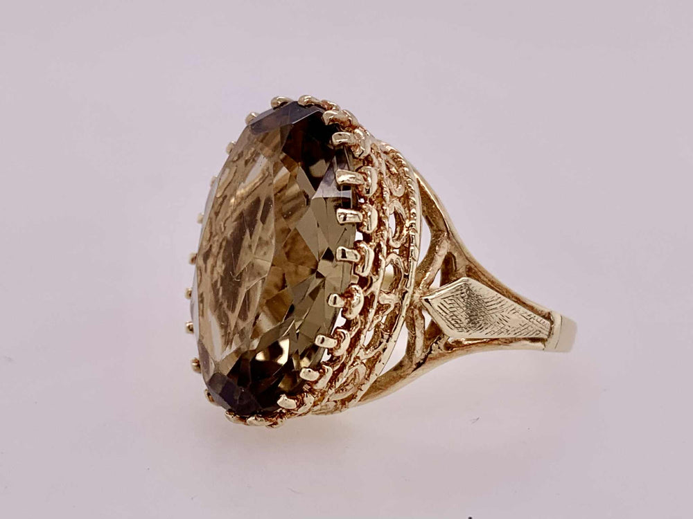 Estate Smokey Quartz Ring
