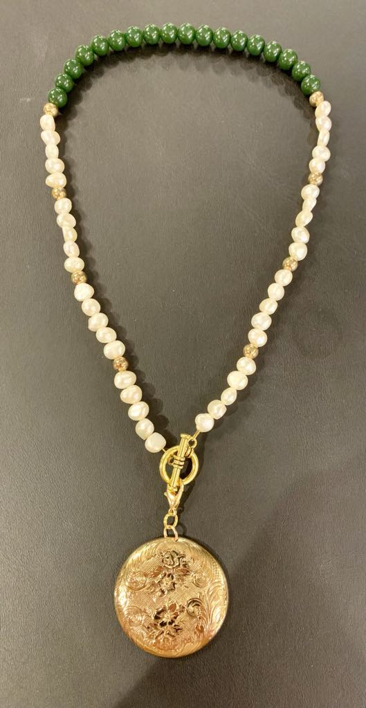 Modern Vintage Fashion Necklace